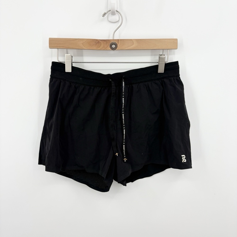 Bandit Running Shorts Womens Small Vented Stretch Running Train Drawstring Comfy